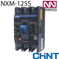 Силовий автоматичний вимикач CHINT NXM-125S/3Р 100A 25кА у відлитому корпусі Силовий автоматичний вимикач CHINT NXM-125S/3Р 100A 25кА у відлитому корпусі
