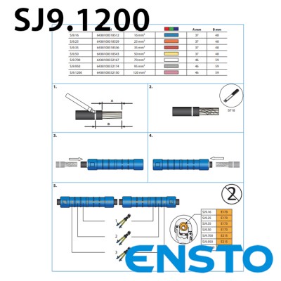 З'єднання СІП 4х120 ENSTO SJ9.120