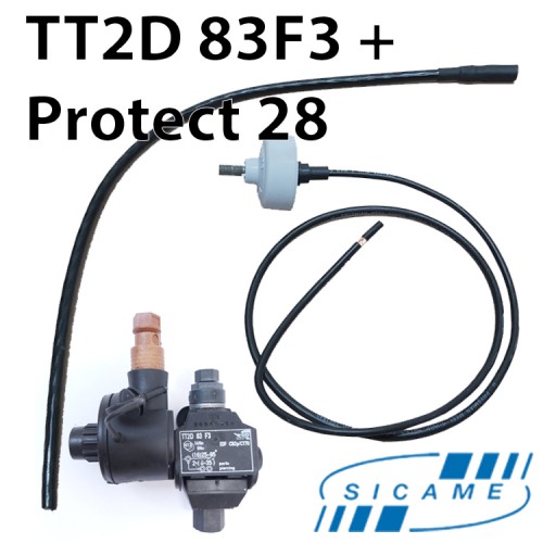 Затискач SICAME TT2D83F3 з ОПН PROTECT28